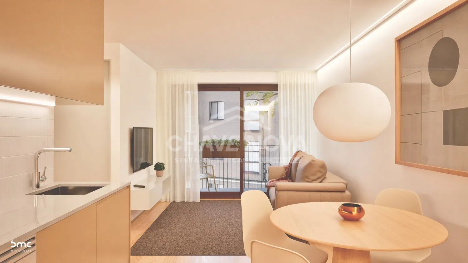 T1+1-Wohnung im Projekt IVENS-Matosinhos Sul - 3