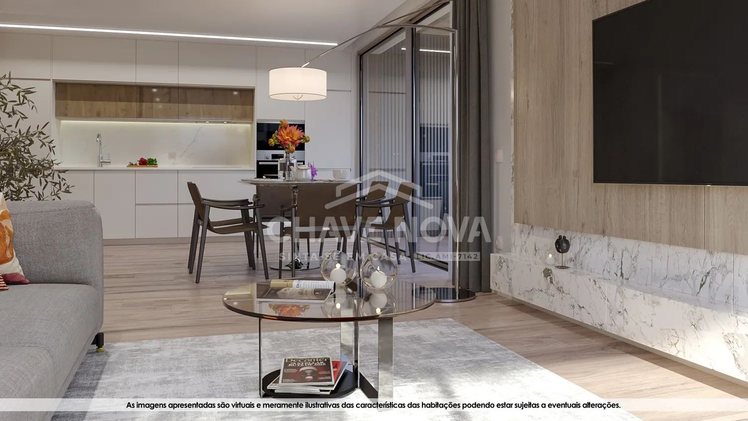 Apartamento T2 Novo c/ Lugar de Garagem em Mafamude (El Corte Inglês) - 3