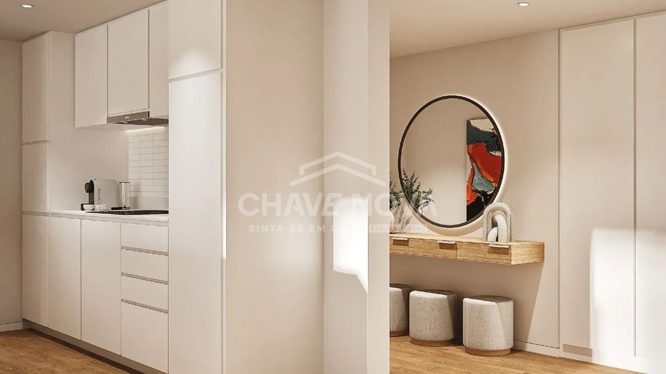 Apartamento T2 Piso 1 Norte/Sul em Espinho, Condomínio fechado com Piscina! - 3