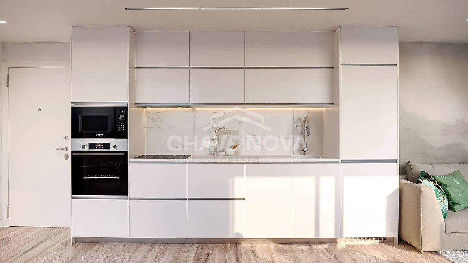 Apartamento T1 Novo c/Campo de Padel e Jardim em Canidelo 