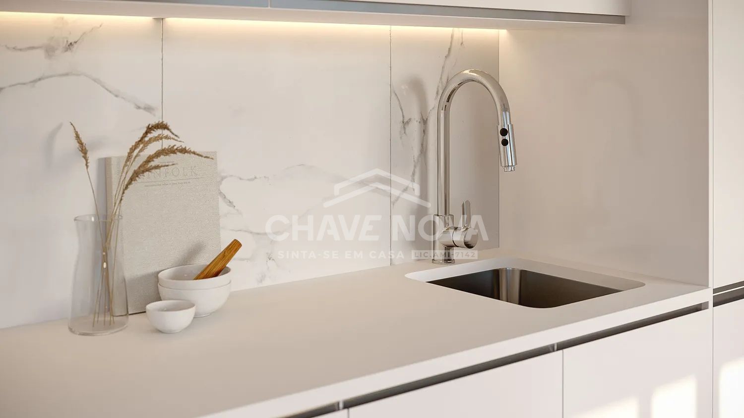 Apartamento T1 Novo c/Campo de Padel e Jardim em Canidelo  - 2