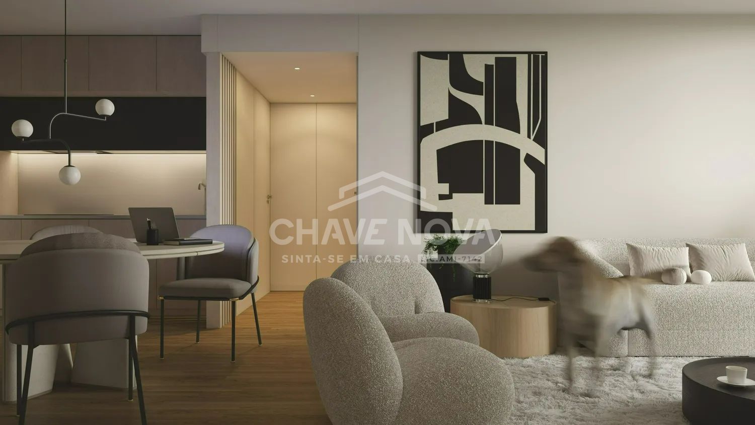Apartamento T1 Novo no Empreendimento Prestige em Construção  - 2