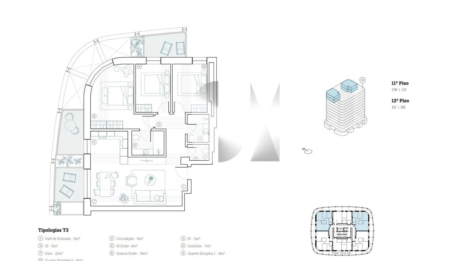 Apartamento T3 – Lake Towers - 2
