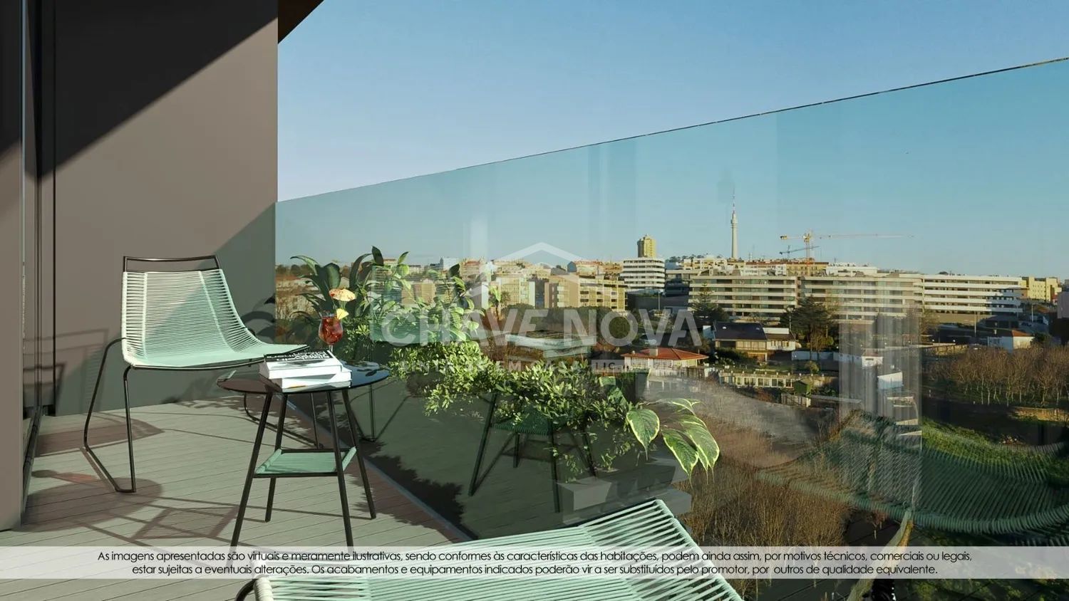 Apartamento T2 Novo virado a poente, com varanda e lugar de garagem em Vila Nova de Gaia virado a poente  - 2