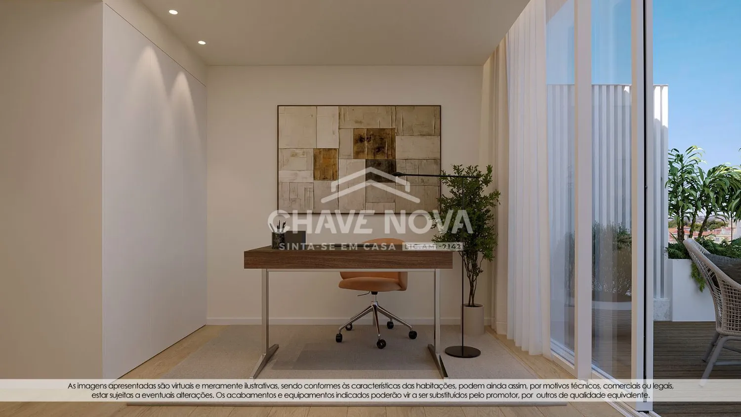 Apartamento T3 c/ varanda - 2