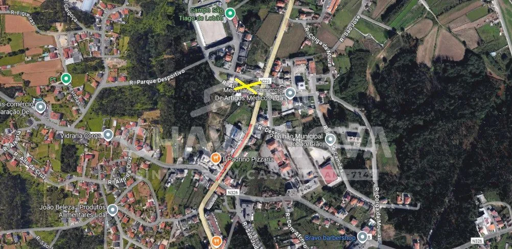 Terreno urbano em Santa Maria da Feira, lugar da corga, Lobão para moradia isolada ou 2 geminadas - 2