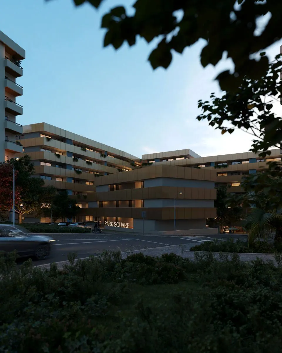 Apartamento T1 Novo c/ varanda Centro de Gaia Av. Republica - Empreendimento Park Square - 3