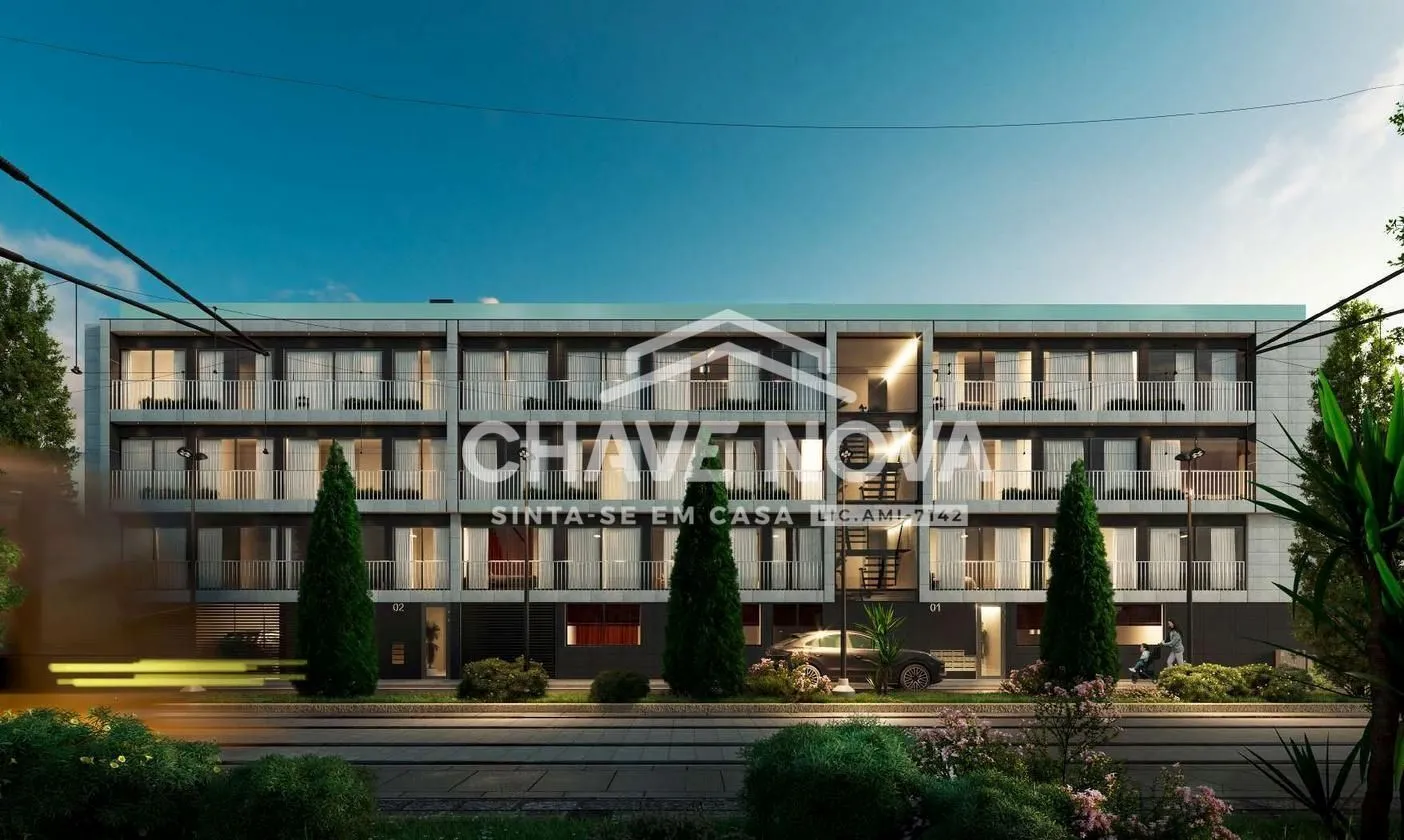 Apartamento T2 c/ varanda - Empreendimento THE LINE - Boavista