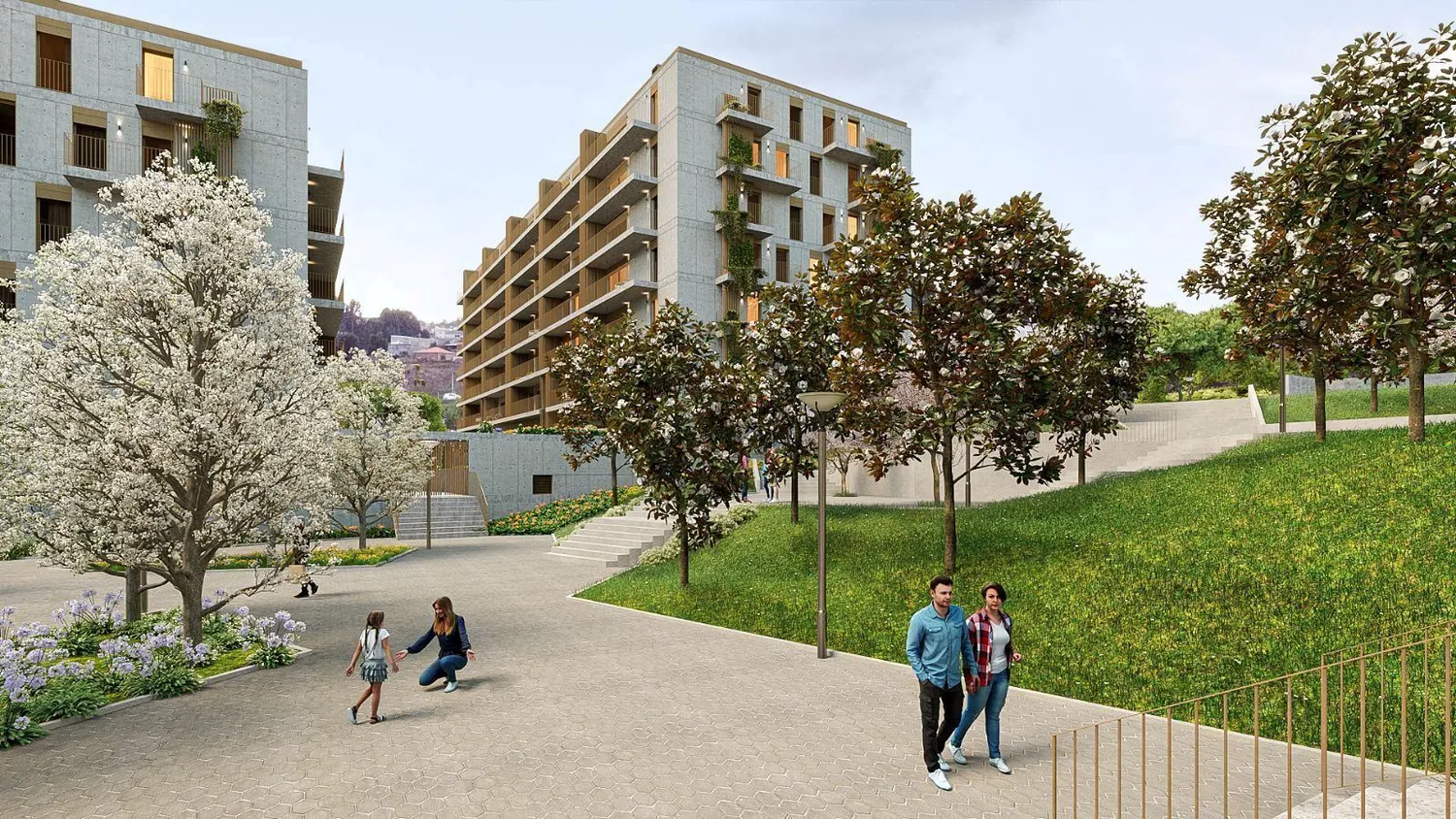 Apartamento T1 novo, jardins da seara 2º piso a poente  - 3