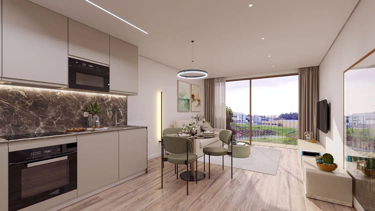 Apartamento T2 Novo, último piso, Jardins da Seara- Vila Nova de Gaia