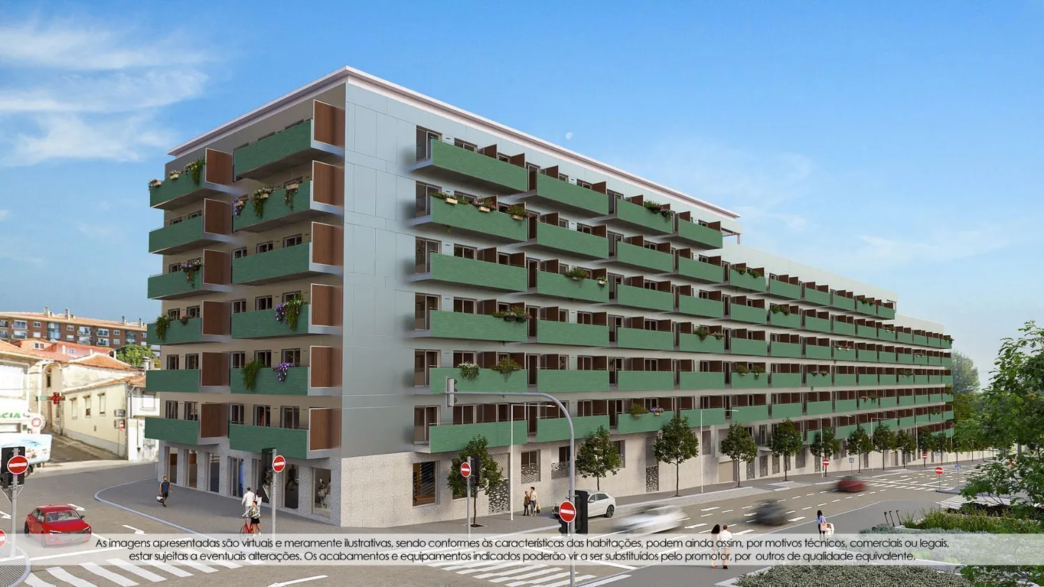 Apartamento T3 NOVO - Praça das Flores, Antas