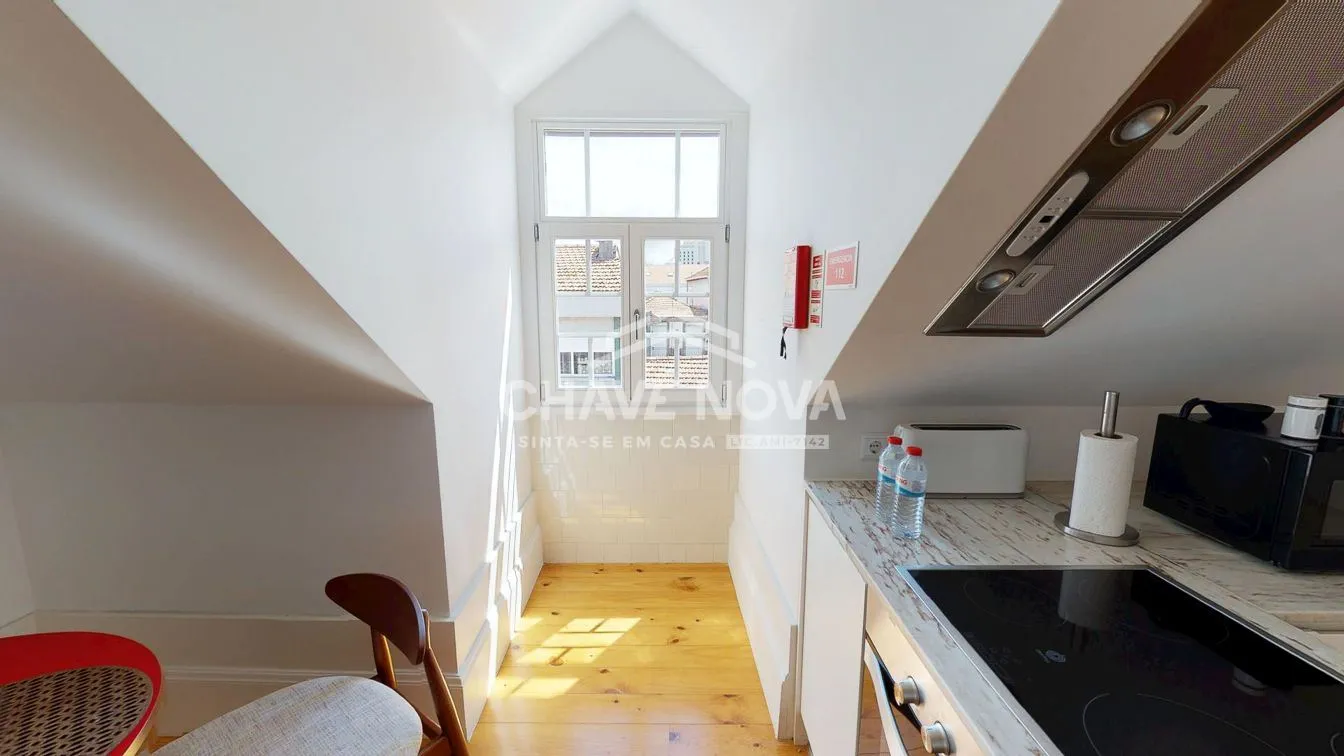 Apartamento T1 na Baixa do Porto