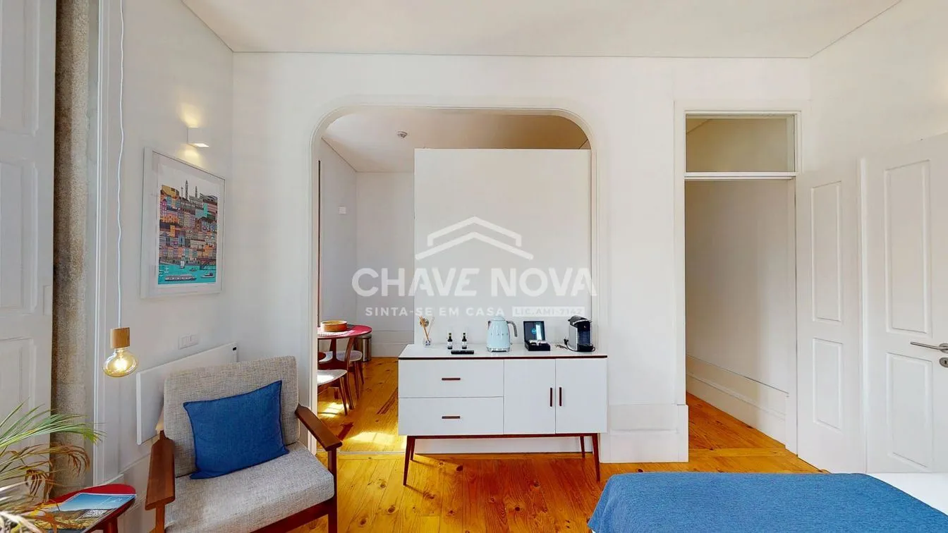 Apartamento T1 na Baixa do Porto
