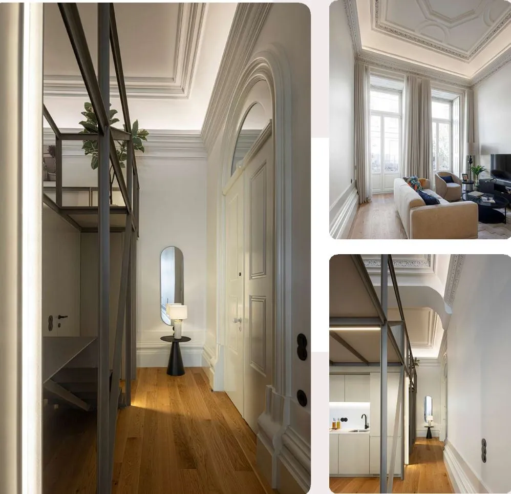 Studio with mezzanine in the historic Fernandes Thomaz building, in downtown Porto. - 3
