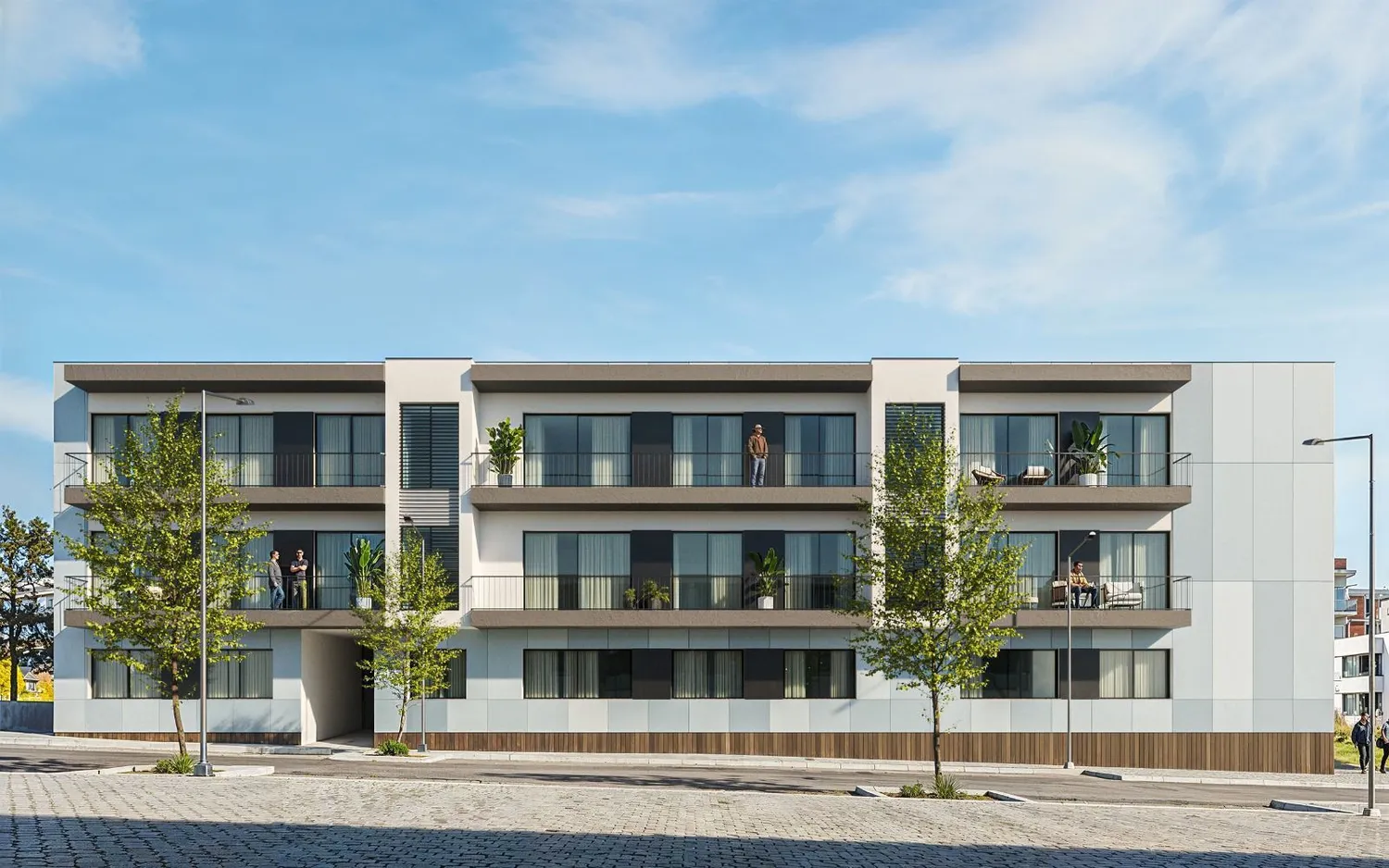 New 3 bedroom apartment with terrace in gated community in Madalena - 2