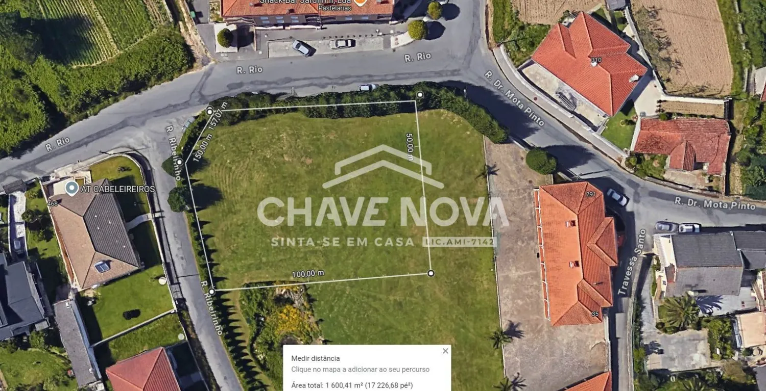Terreno urbano para construção de moradia em Lobão