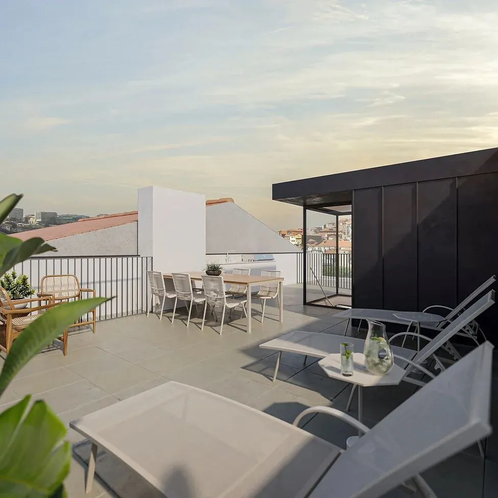 Apartamento T1 Duplex com varanda, terraço e lugar de estacionamento, junto ao Jardim do Morro - Vila Nova de Gaia. - 2