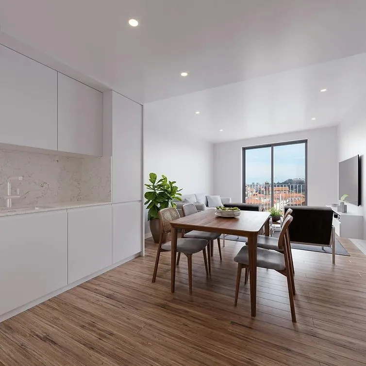 Apartamento T1 com varanda e lugar de estacionamento, junto ao Jardim do Morro - Vila Nova de Gaia. - 3
