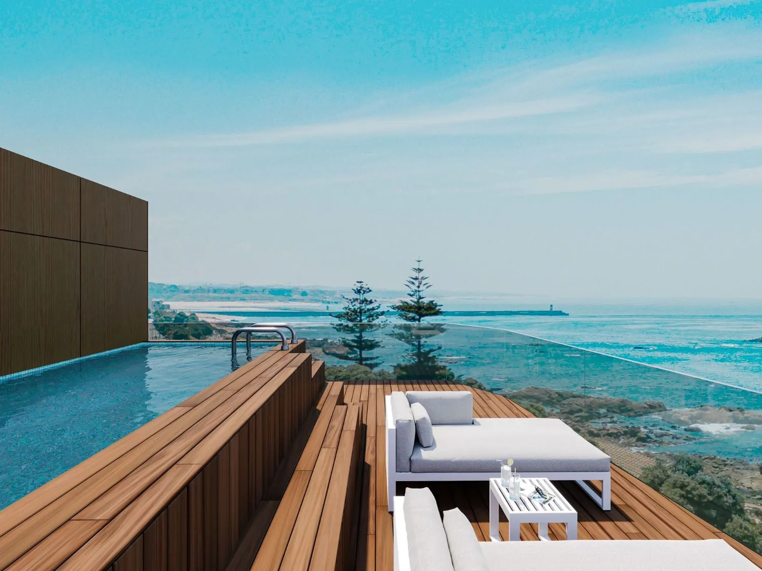 Fabulosa Penthouse T4 duplex na Avenida Brasil, com piscina e vistas desafogadas sobre a Foz e o mar