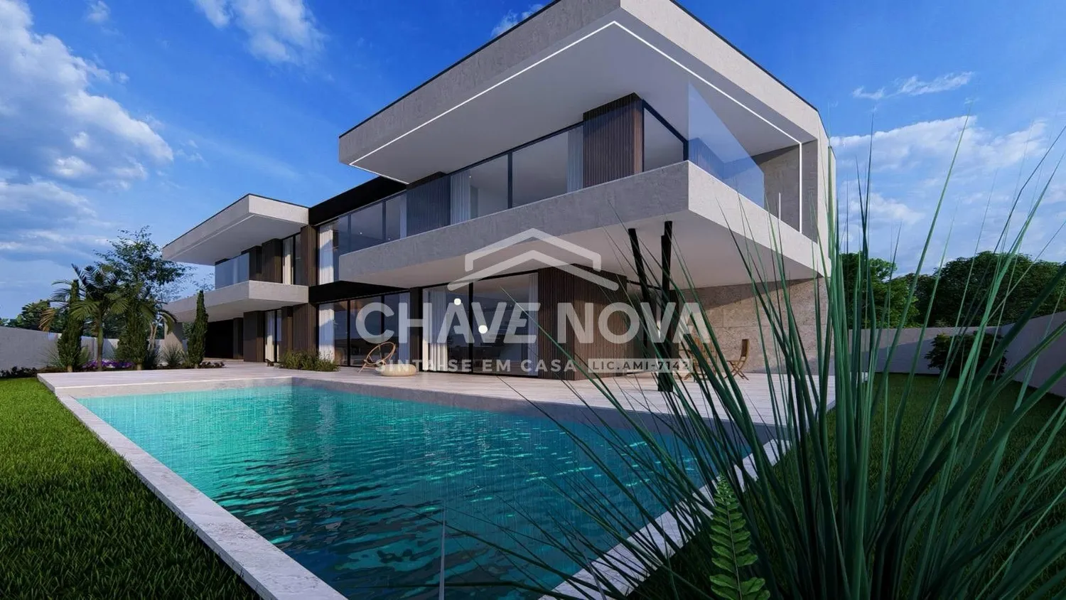 Moradia T4 Isolada com piscina em Santa Maria da Feira