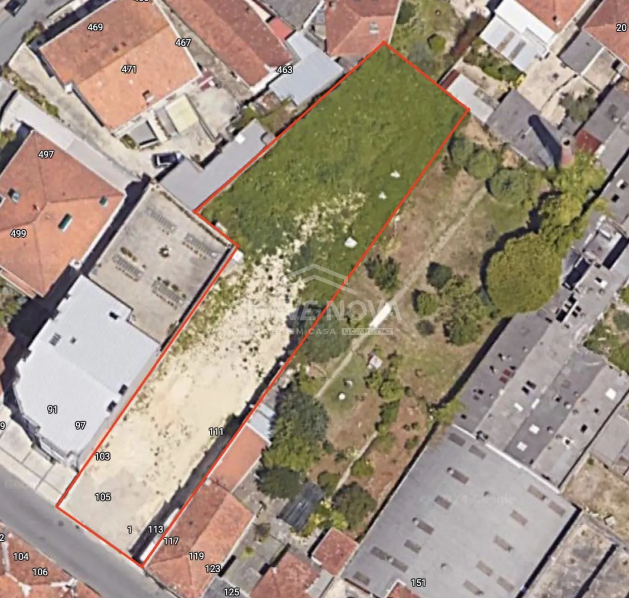 Terreno com PIP para 8 apartamentos em Oliveira do Douro