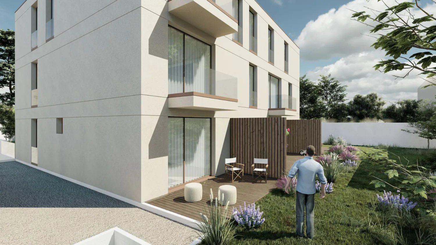 Apartamento T1 Novo- Jardim de Matosinhos- Edifício - 3