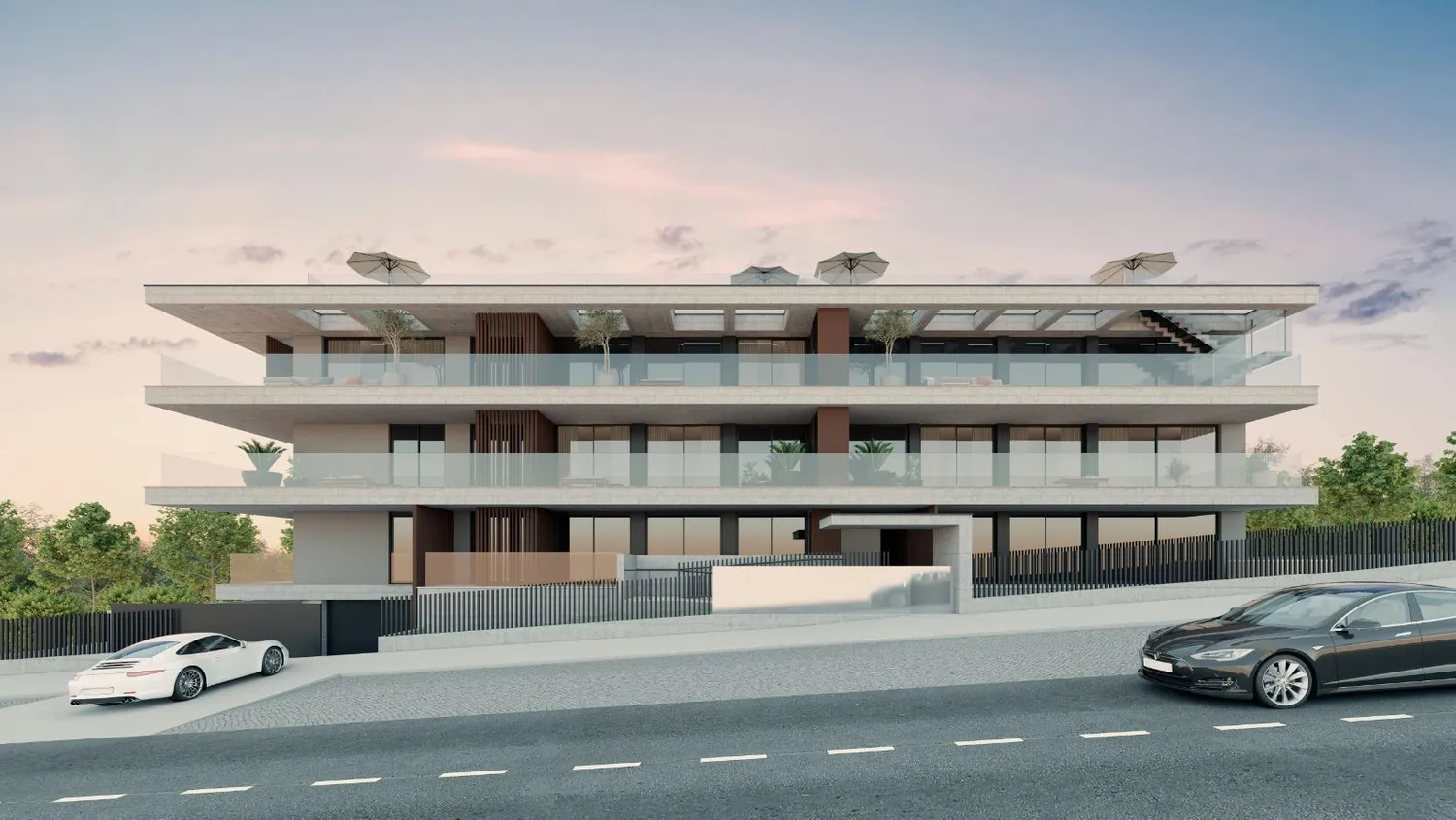 Apartamento T4 Novo c/ 4 Lugares de Garagem em Canidelo (Praias)