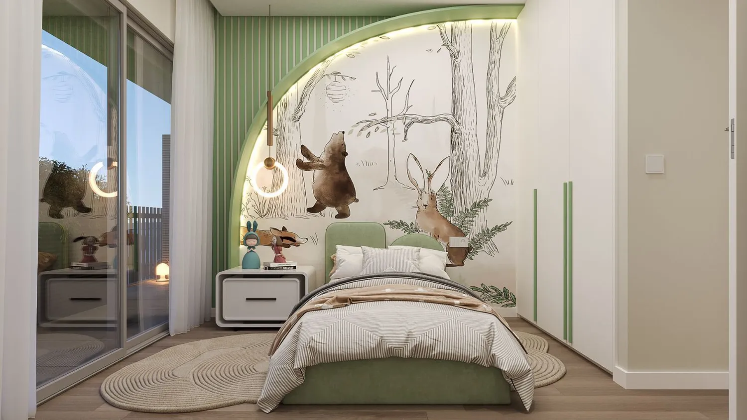Apartamento T3 com varanda situado numa zona habitacional muito tranquila em Gaia