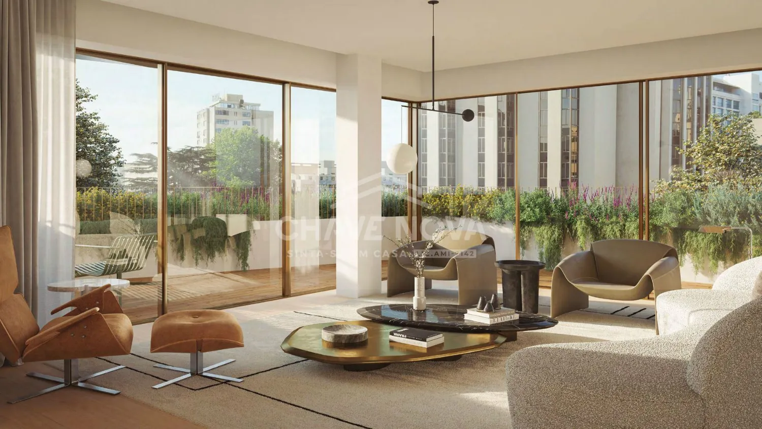 Apartamento T4 Duplex na Avenida da Boavista em condomínio de luxo