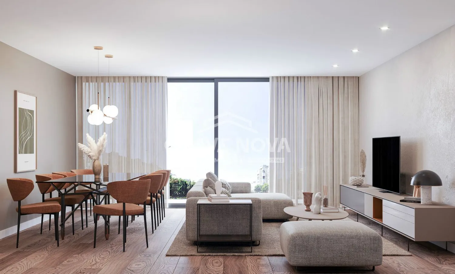 Apartamento T3 no centro da cidade de Aveiro, no Cais da Fonte Nova