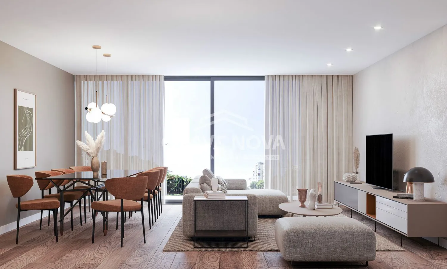 Apartamento T3 no centro da cidade de Aveiro, no Cais da Fonte Nova