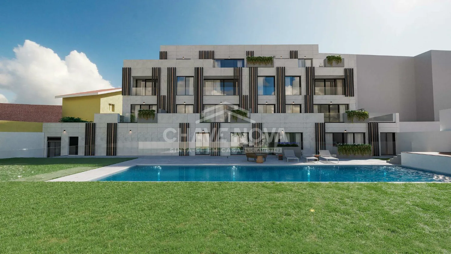 Apartamento T2 com Vistas Mar e Piscina - Lavra, Matosinhos