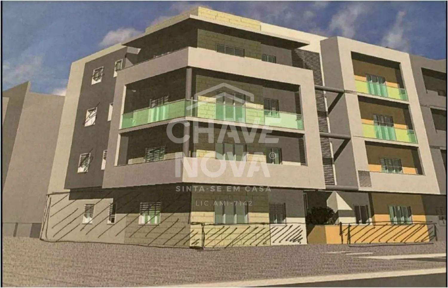Magnífico apartamento de 3 habitaciones, en urbanización, con balcón y box en la reconocida urbanización Quinta da Amiza