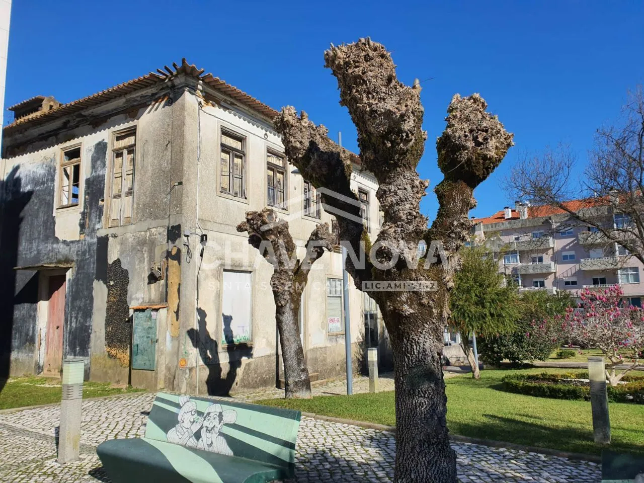 Vende-se Terreno e Moradia para Construção ou Restauro no centro Oliveira do Bairro - 3