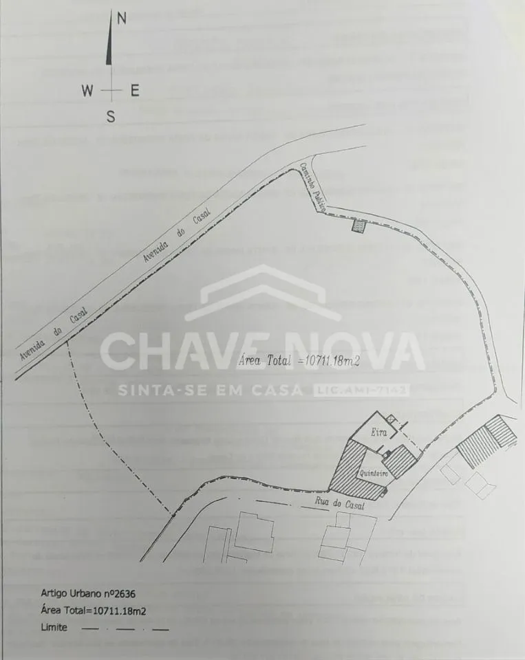 Terreno com uma área total de 10.711m2 em Mozelos - 2