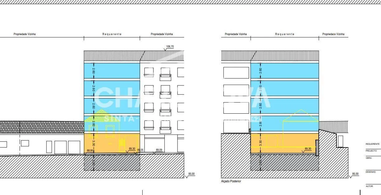 Terreno com PIP Aprovado p/ Construção de Edifício c/ Cave + 5 Pisos - Candal - 3