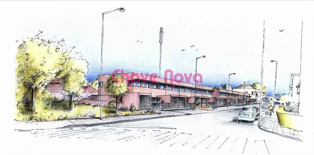 Terreno para construção de moradia, com projecto aprovado.