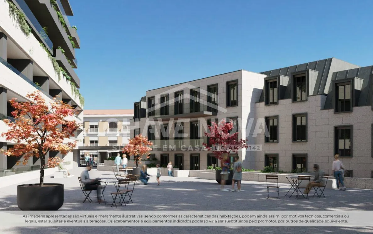 T1 com 90m² Novo Junto à Estação de metro D. João Segundo