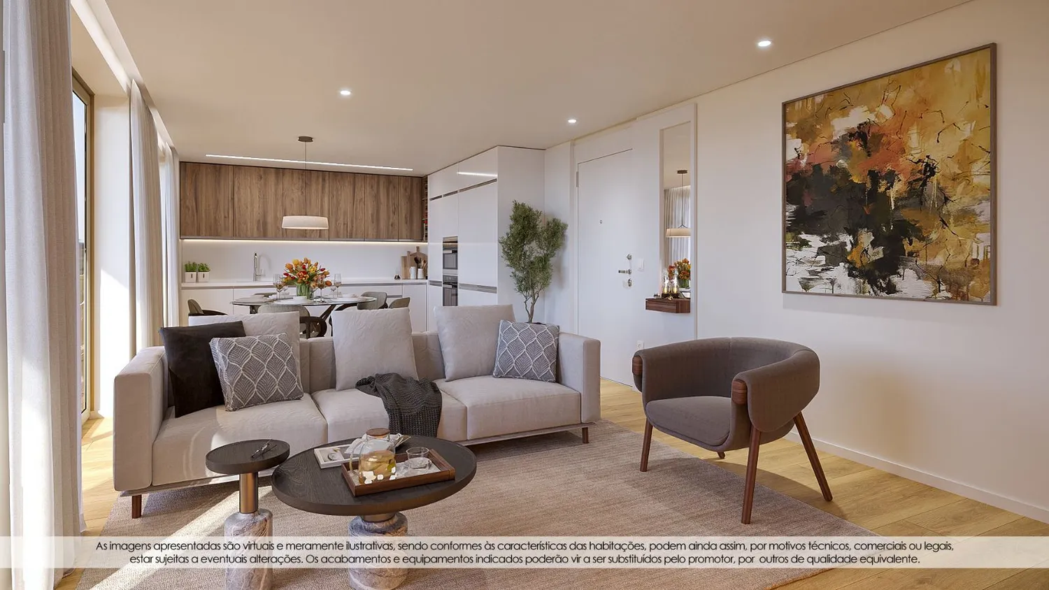 Apartamento T1 com Terraço – Arcozelo, junto à Praia da Granja - 2