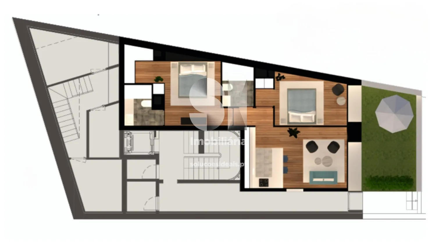 Apartamento T1+1 - 2