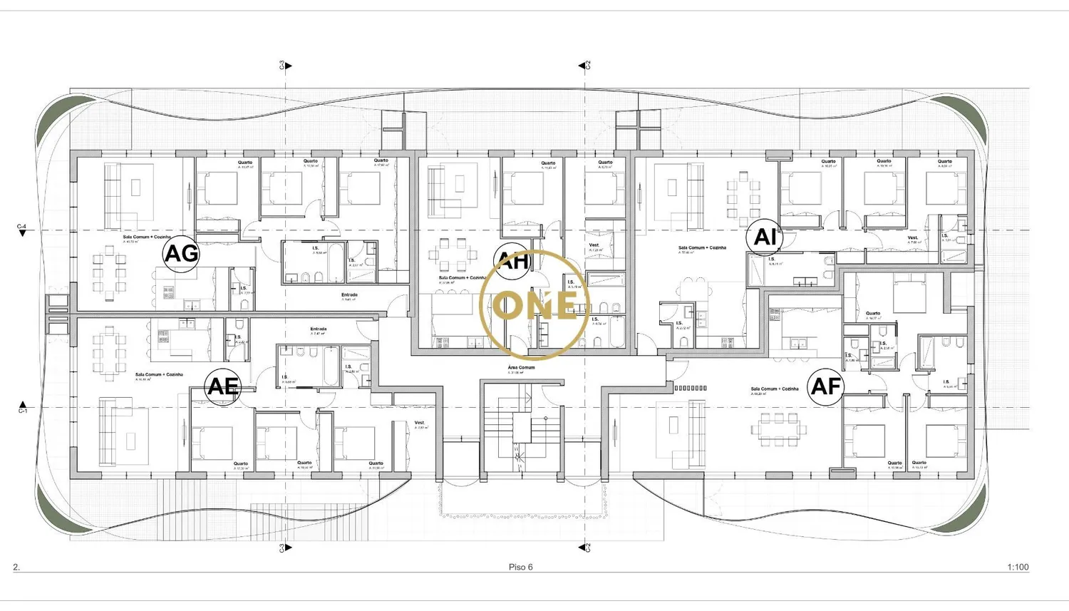Appartement de luxe de 3 chambres à Fraião - 3