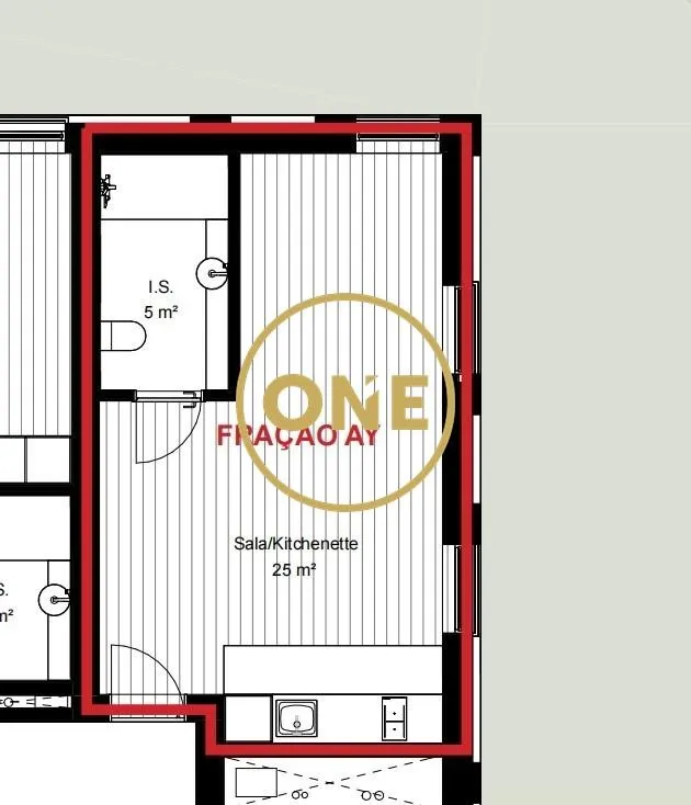 Studio Apartment - New development in the city of Vila Nova de Famalicão.