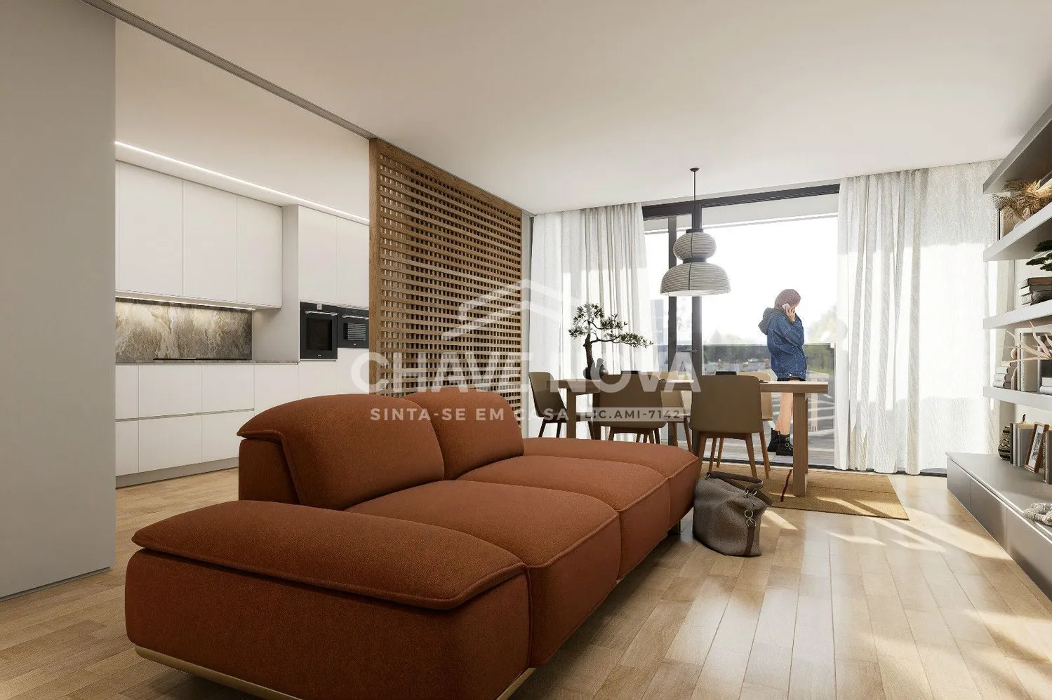 Apartamento T1 - Fração A21 - Piso 2 - 2