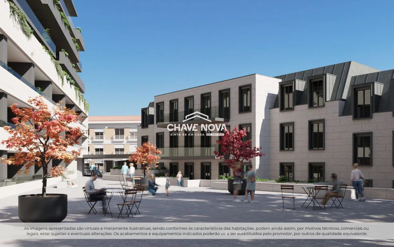 Apartamento T0 Piso 1 Varanda 12m2 Junto Avenida Republica Vila Nova Gaia  - 3