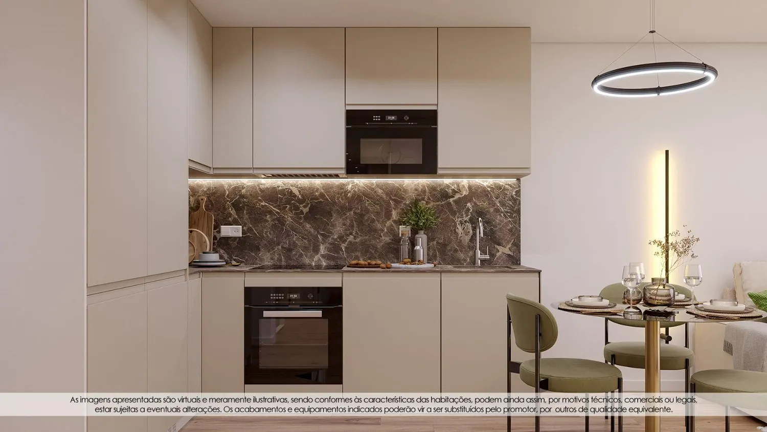 Apartamento T2 no Condomínio Fechado Jardins da Seara – Lote 8 - 2