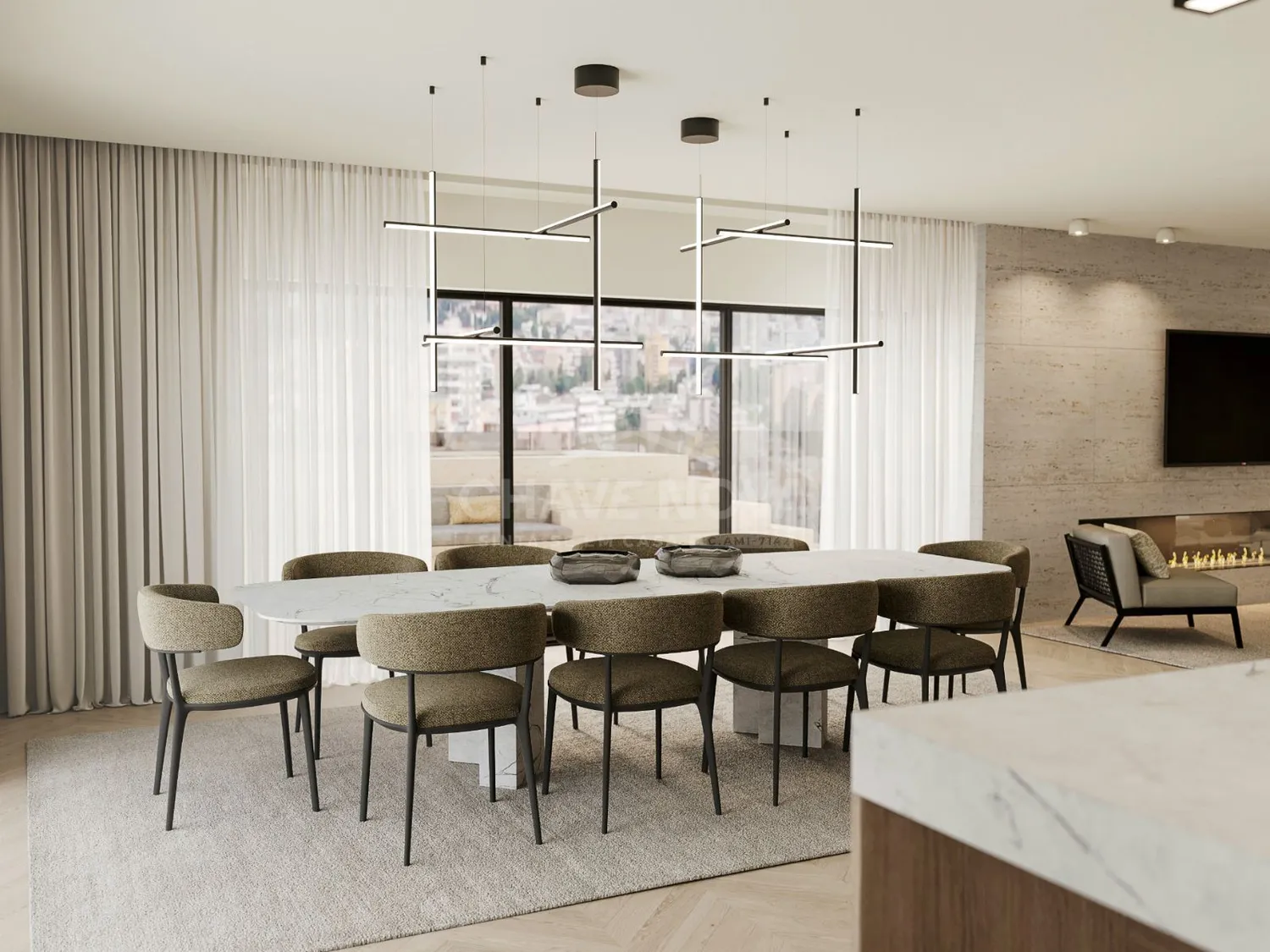 Apartamento T3 - Piso 5º.Esq(Trás) - Fração AD