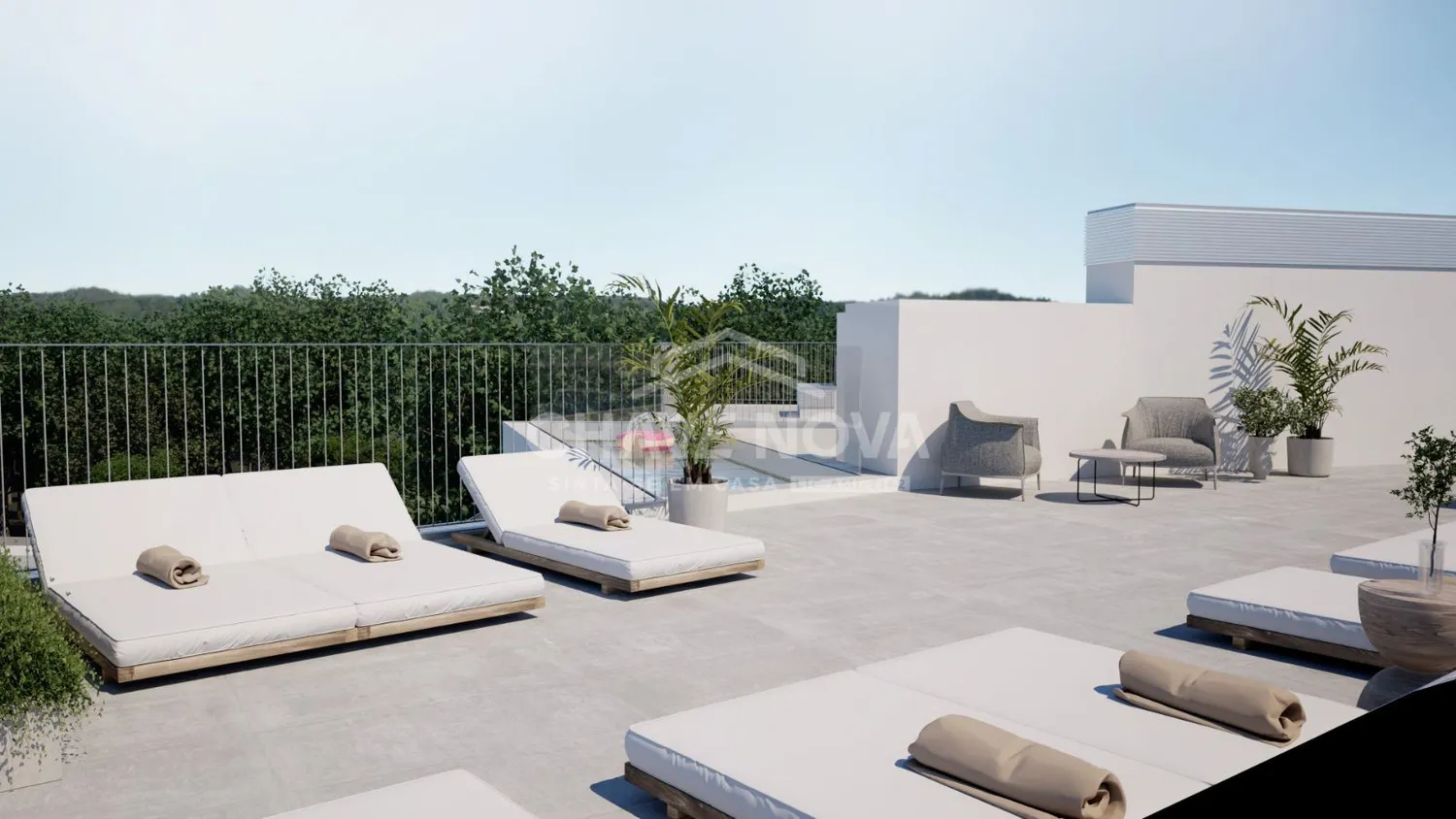 Apartamento T2 , Terraço na Cobertura c/ Piscina | Empreendimento Eleven, Sra. da Hora, Matosinhos