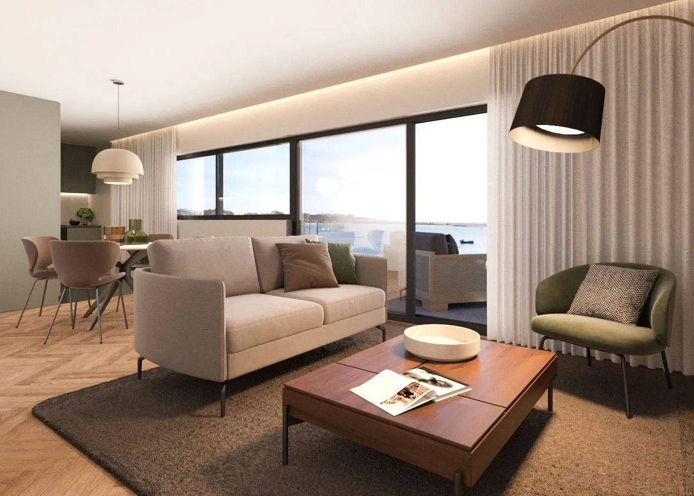 Fantástica moradia T2 duplex, com jardim, varanda e vista desafogada sobre a Foz do Rio Douro - 3