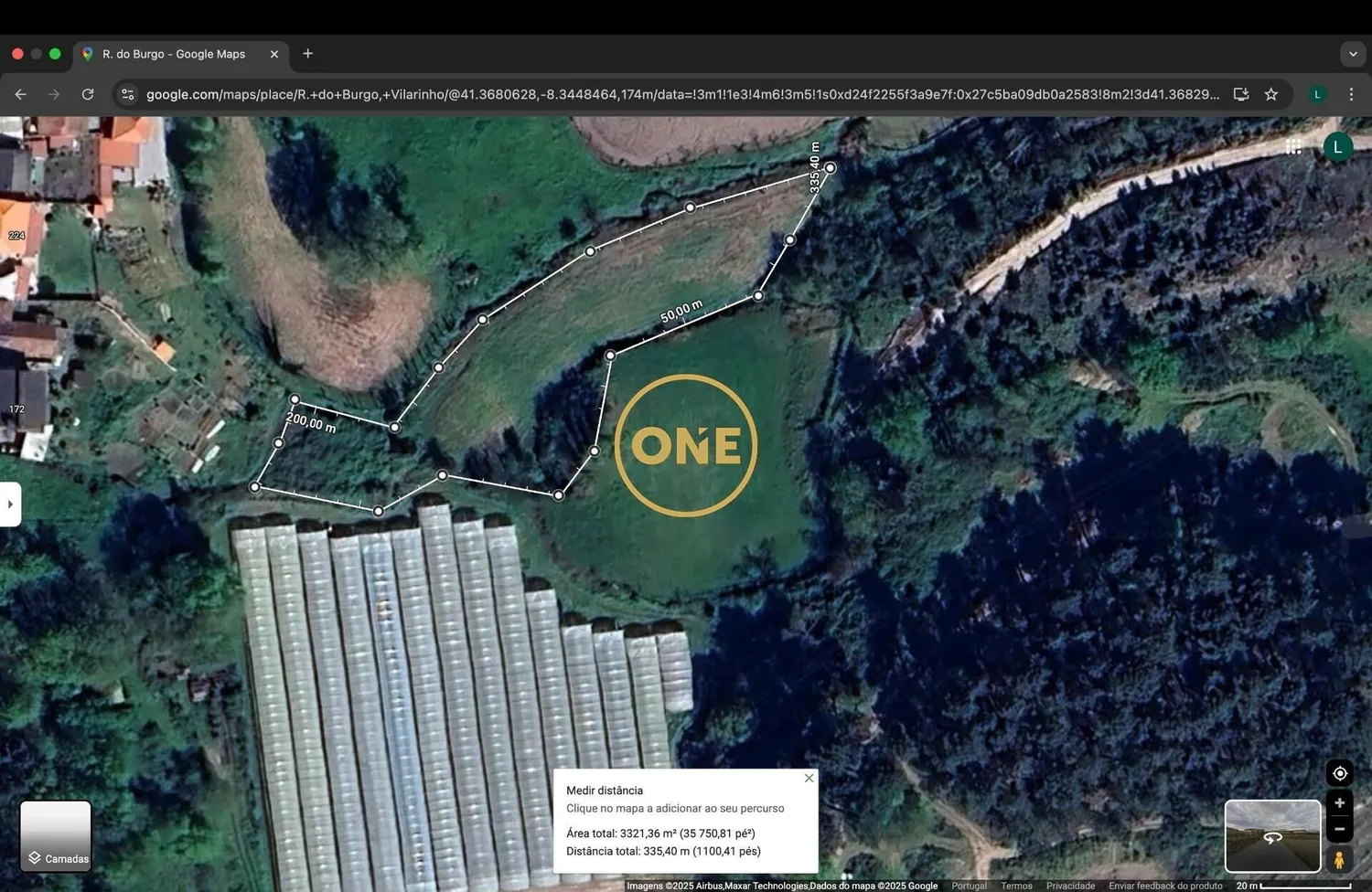 Terreno Agrícola com 3320m² – Vilarinho, Santo Tirso - 2