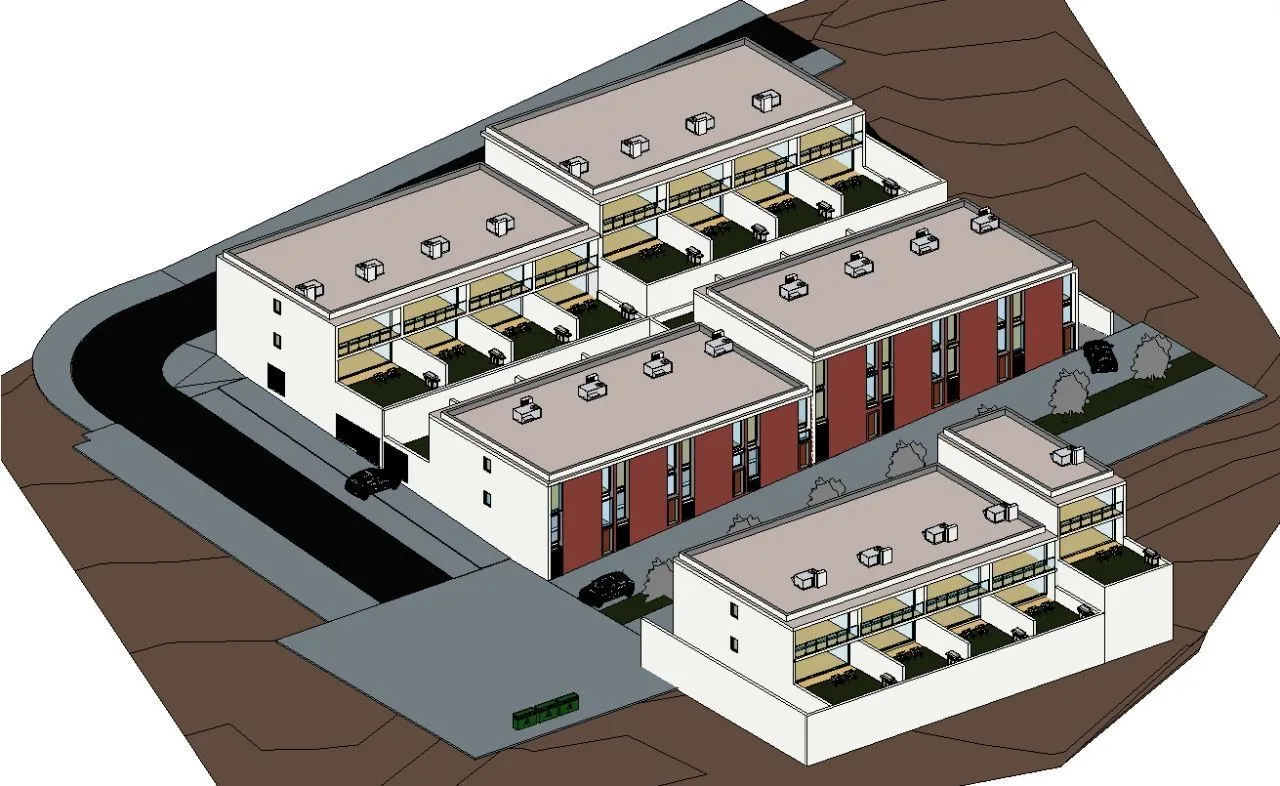 Terreno em Milheirós para construção de 4 moradias